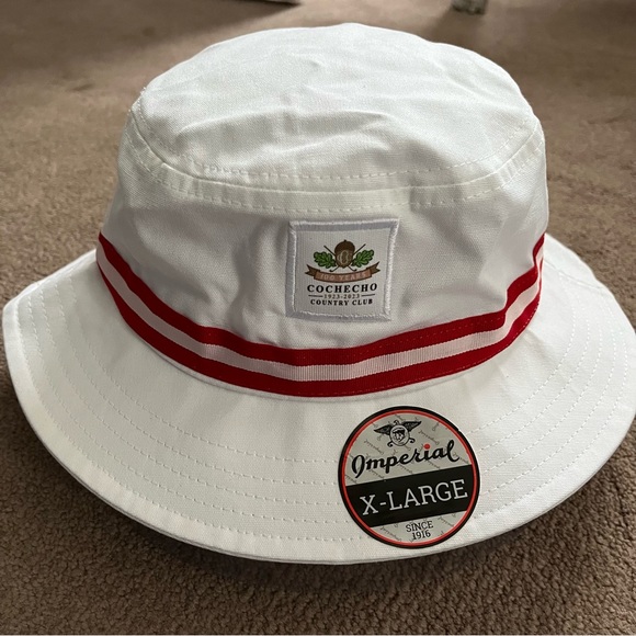 NWT Imperial Cochecho Country Club Bucket Hat with Ribbon - Picture 1 of 14